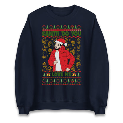 drake christmas sweatshirt