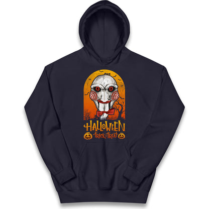 Billy The Puppet Saw Halloween Kids Hoodie