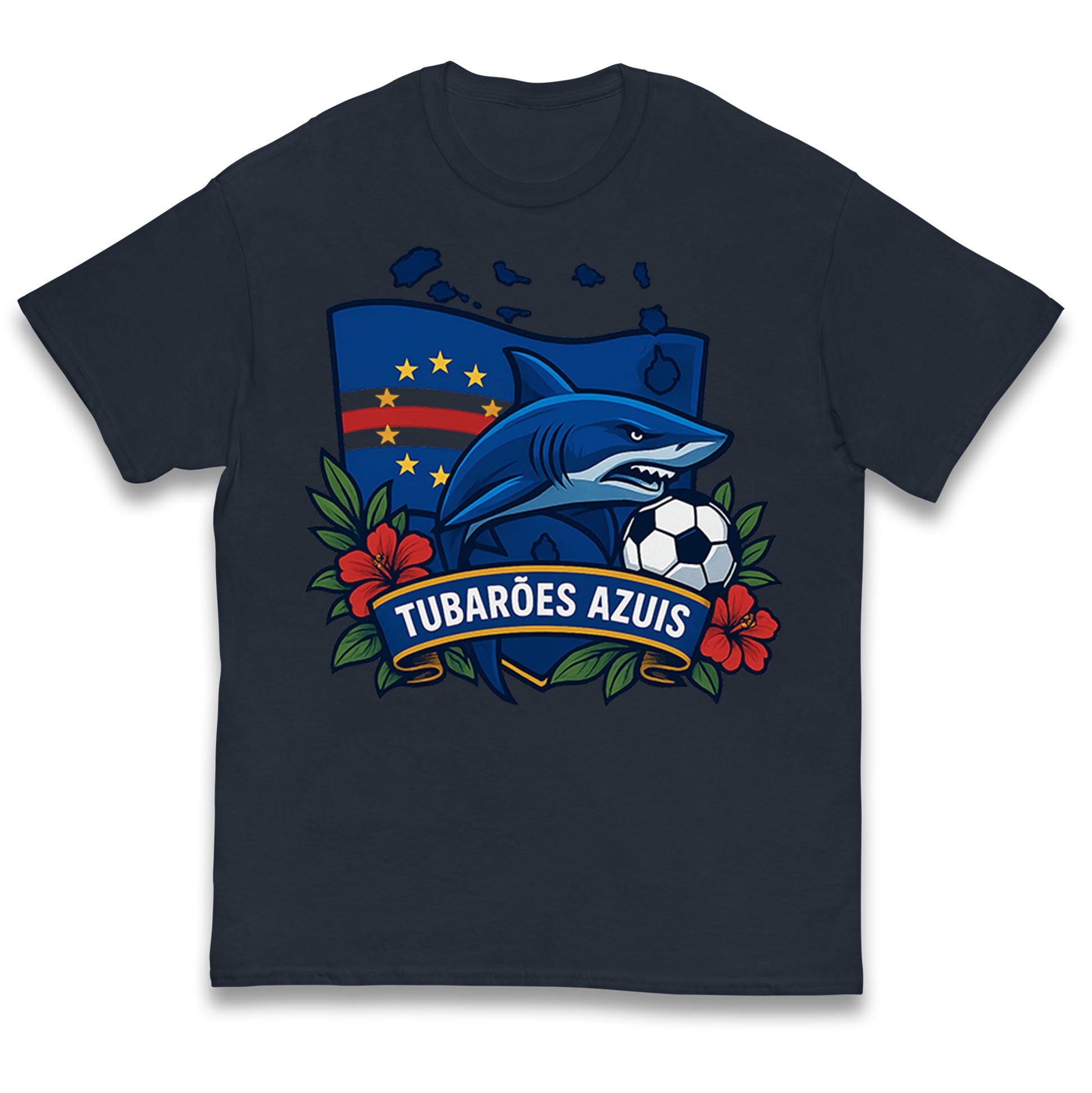 Cape Verde Football Kids T Shirt