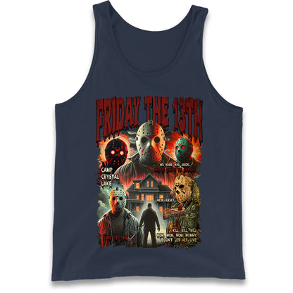 Jason voorhees Friday The 13th horror Halloween Bootleg Tank Top