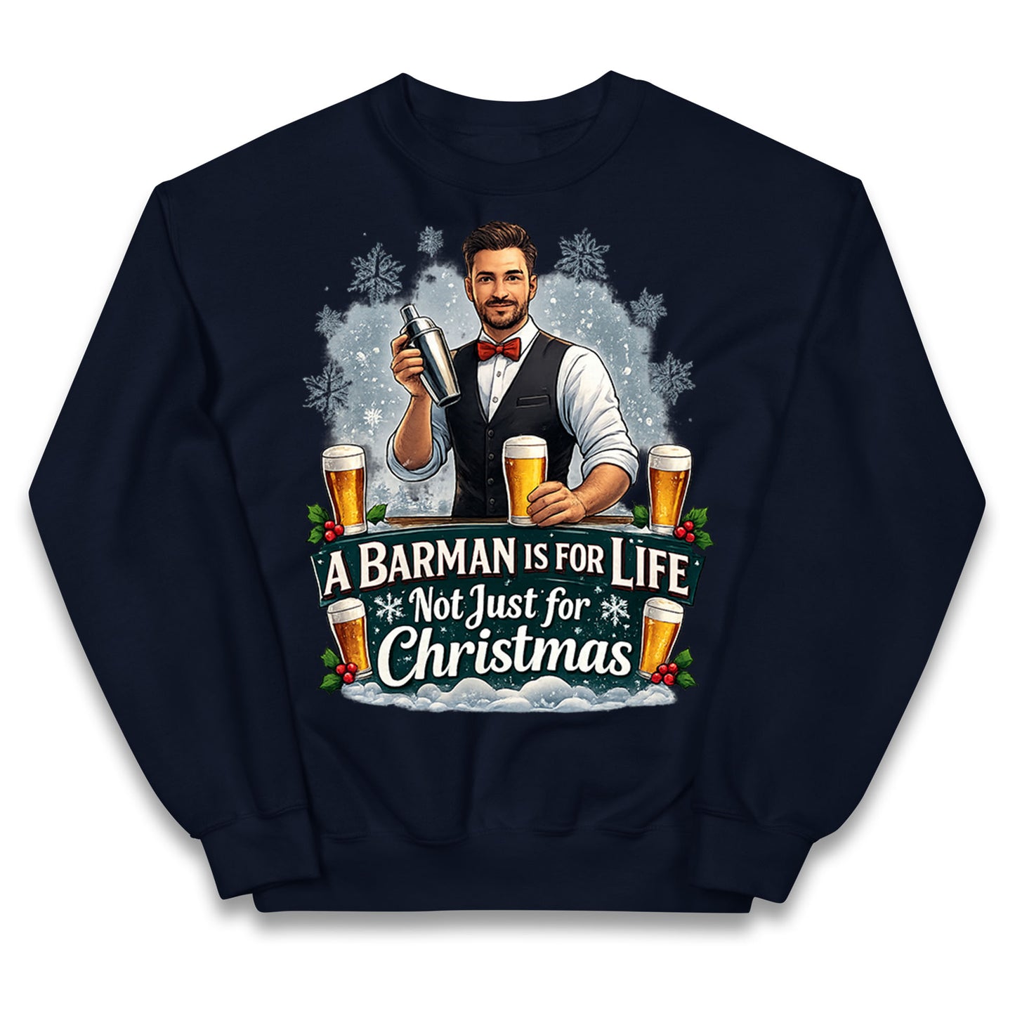 Barman Christmas Kids Jumper