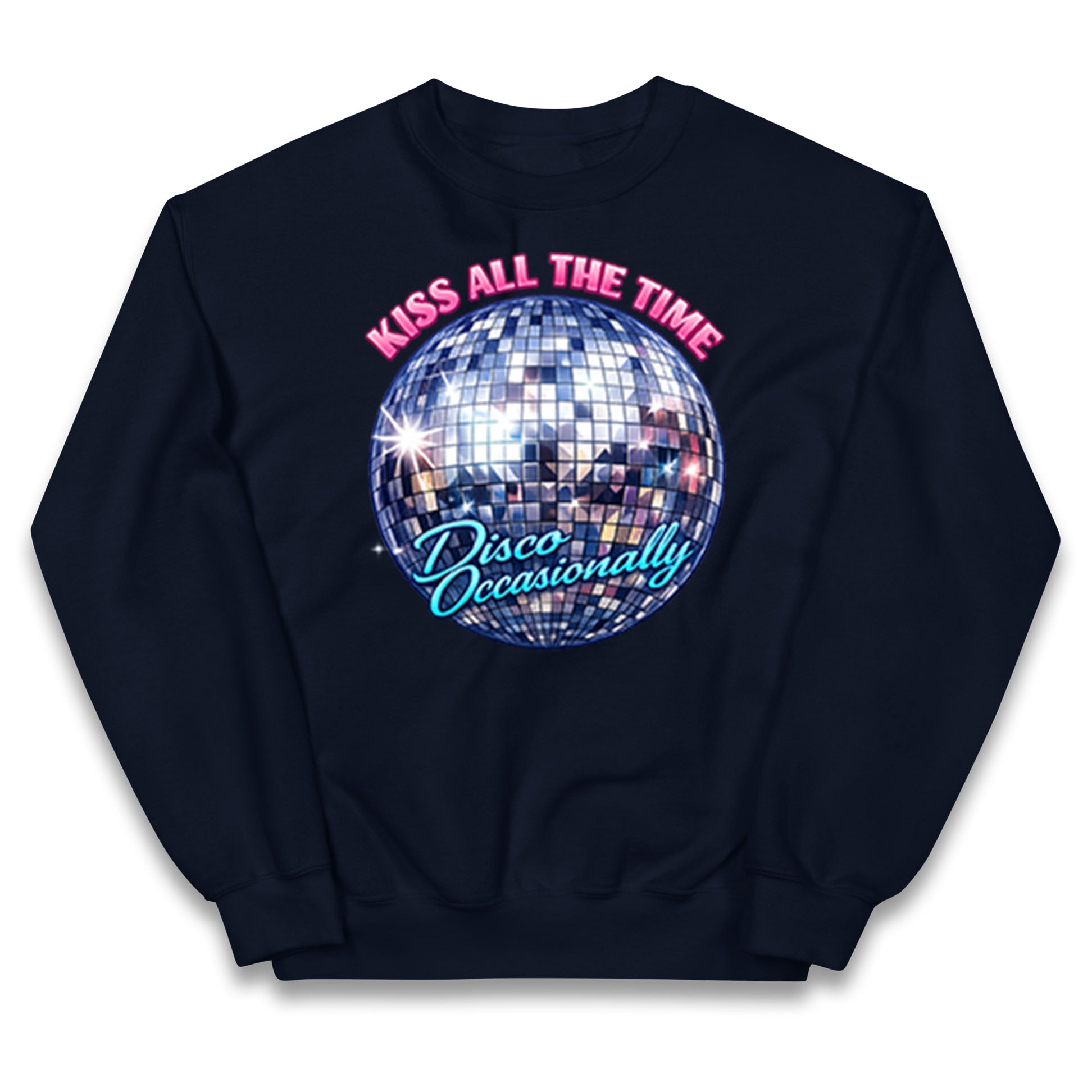 Kiss All The Time Disco Occasionally Kids Jumper
