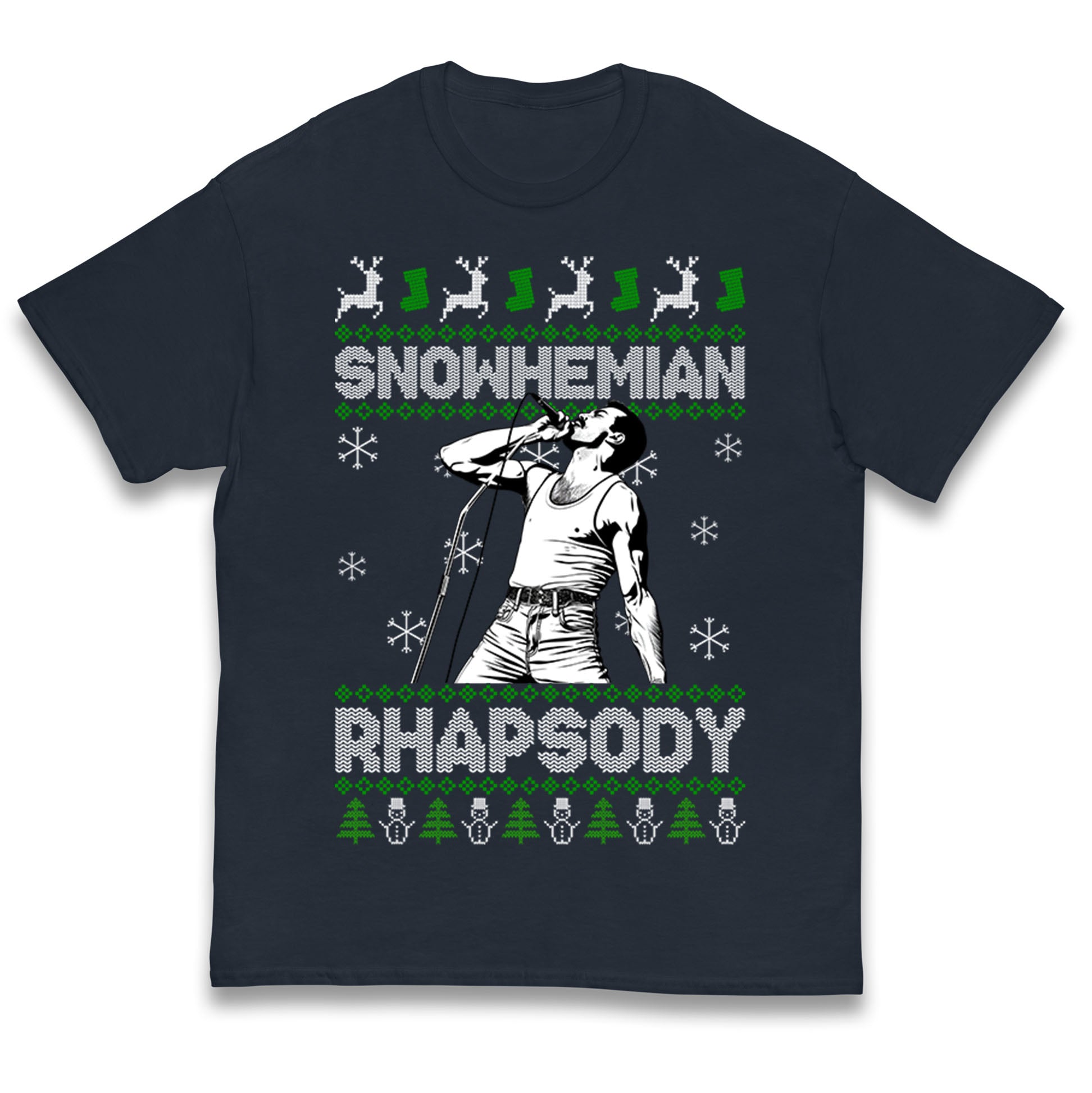 Freddie Mercury Christmas Kids T Shirt