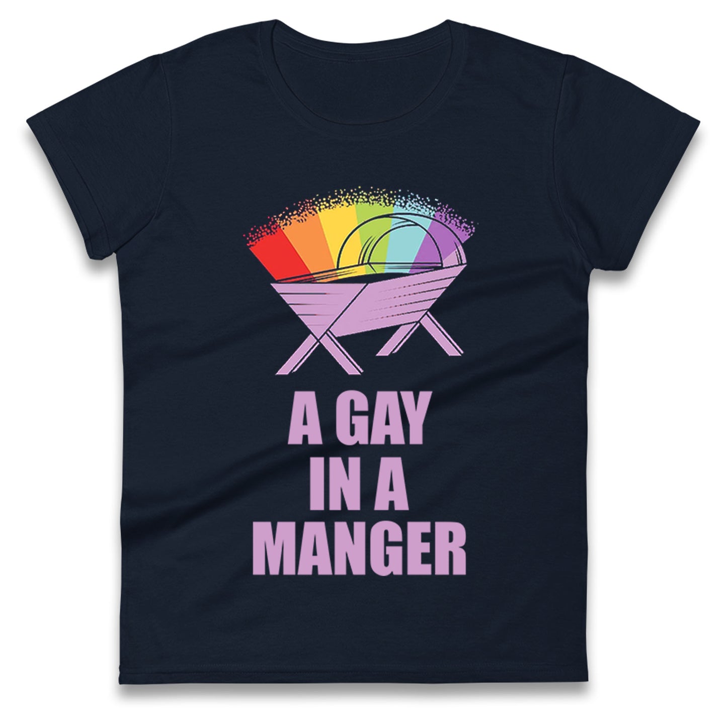 Gay Christmas Ladies T Shirt