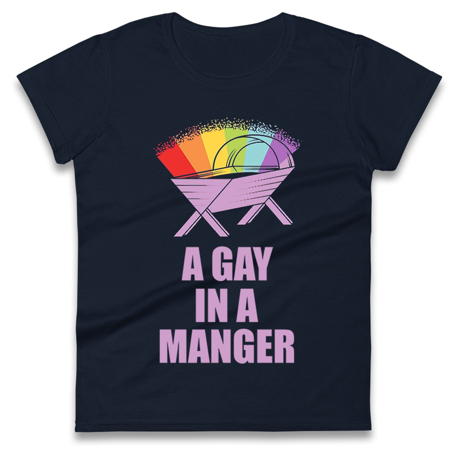 Gay Christmas Ladies T Shirt