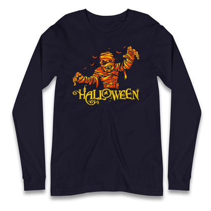 Scary Mummy Halloween T Shirt
