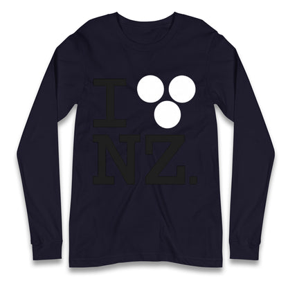 I Love NZ Orlando Bloom Huffer Longsleeve T Shirt