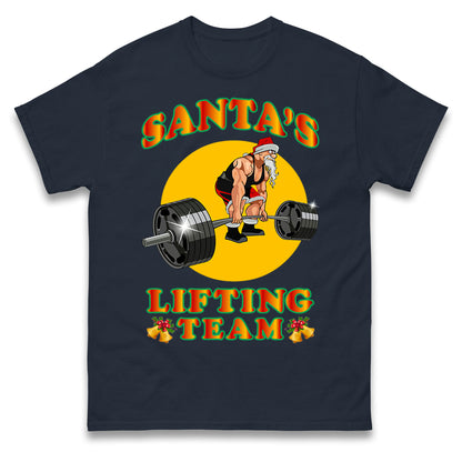bodybuilding gym christmas t shirt
