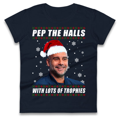 Pep Guardiola Christmas Ladies T Shirt