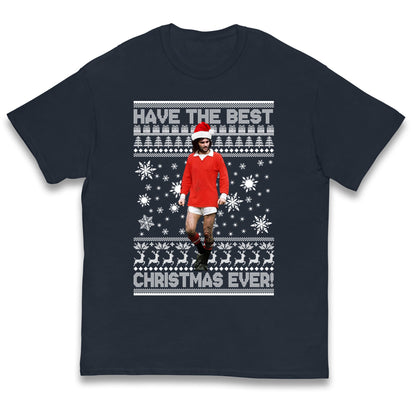 Christmas George Best Kids T Shirt