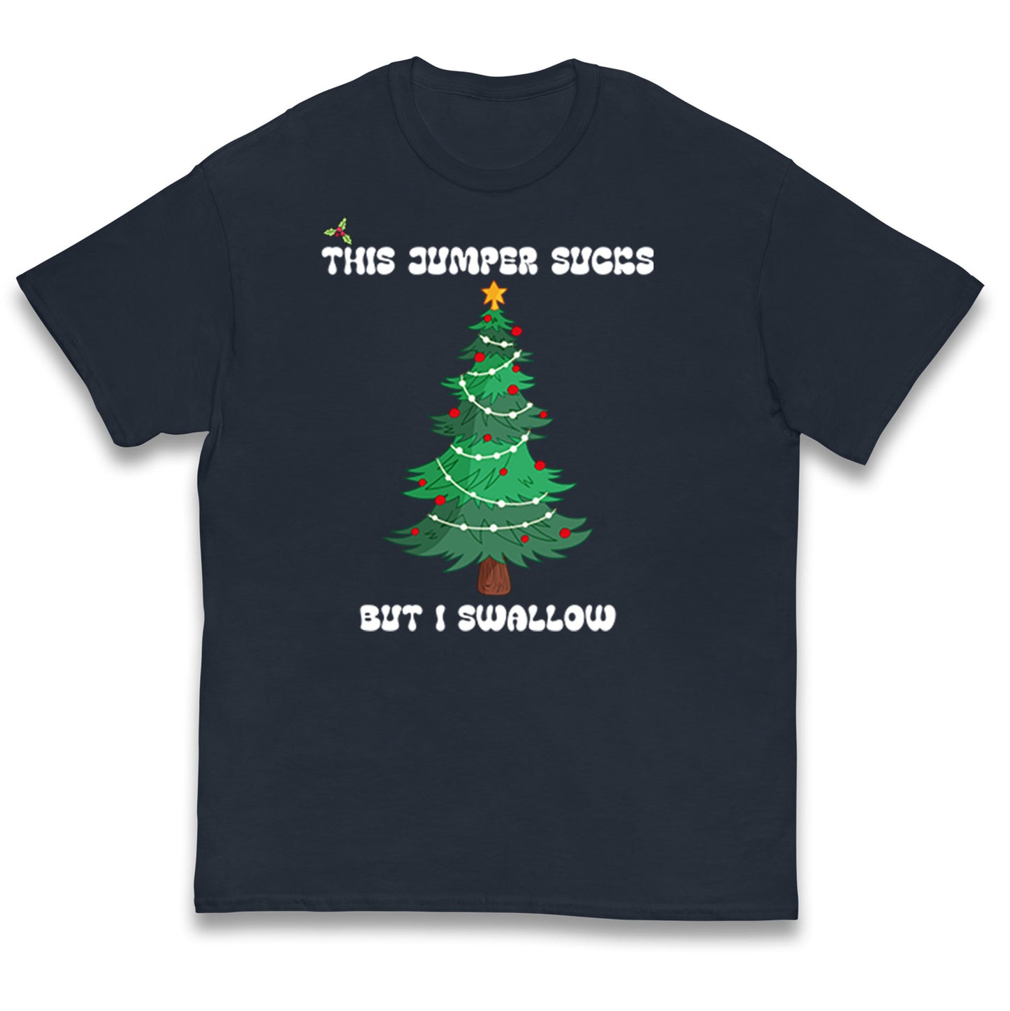 I swallow Christmas Kids T Shirt