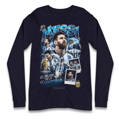 10 Messi Argentina Longsleeve T Shirt