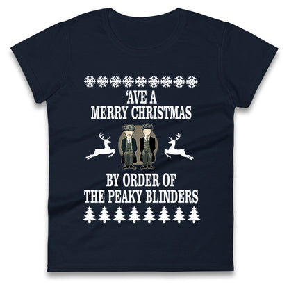 Peaky Blinders Christmas Ladies T Shirt