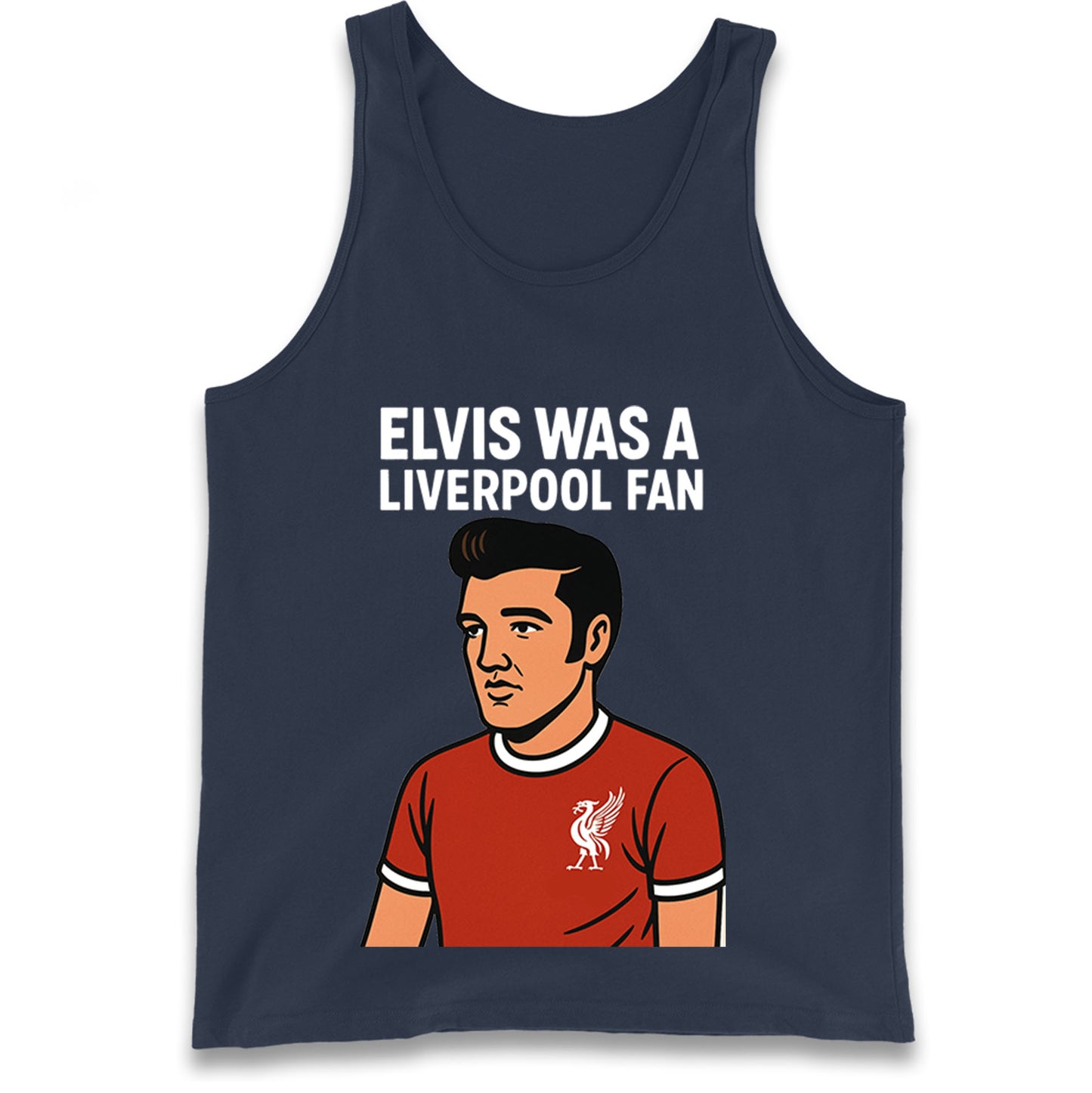 Elvis Presley Liverpool Football Tank Top