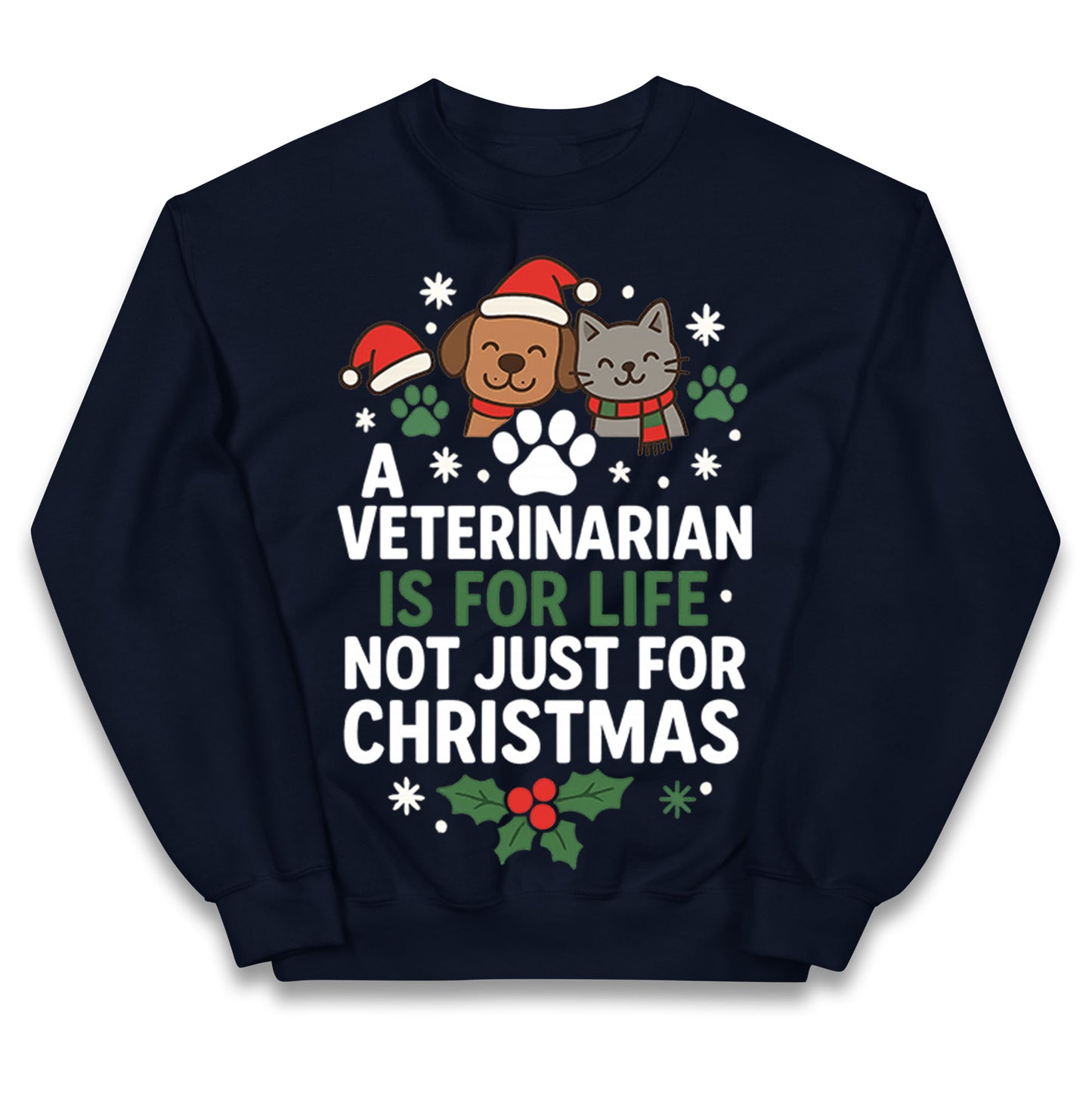 Veterinarian Christmas Kids Jumper