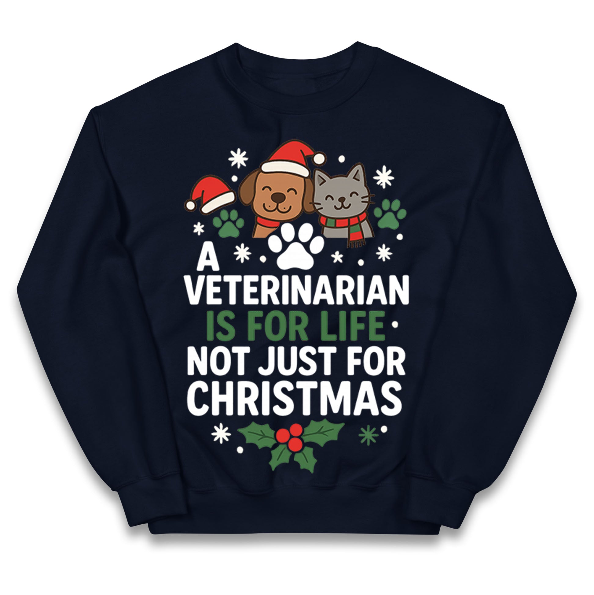 Veterinarian Christmas Kids Jumper