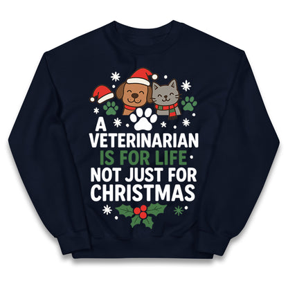 Veterinarian Christmas Kids Jumper