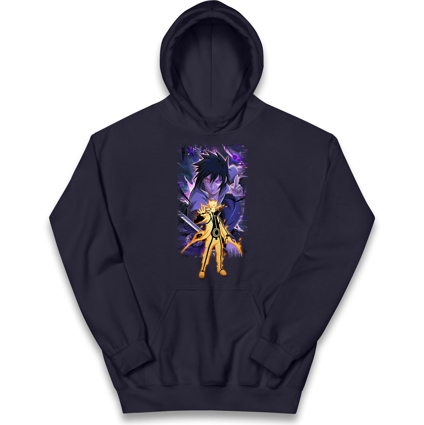 sasuke uchiha and naruto uzumaki hoodie