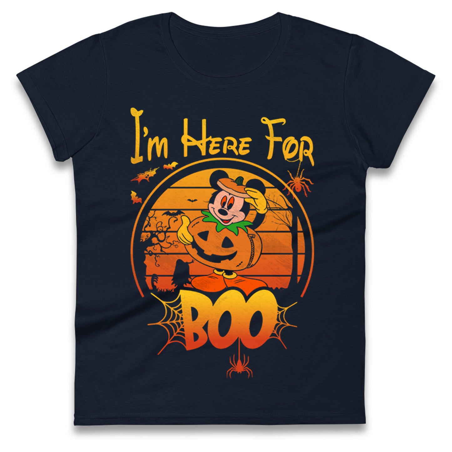 Mickey Mouse Im Here For Boo Halloween t shirt
