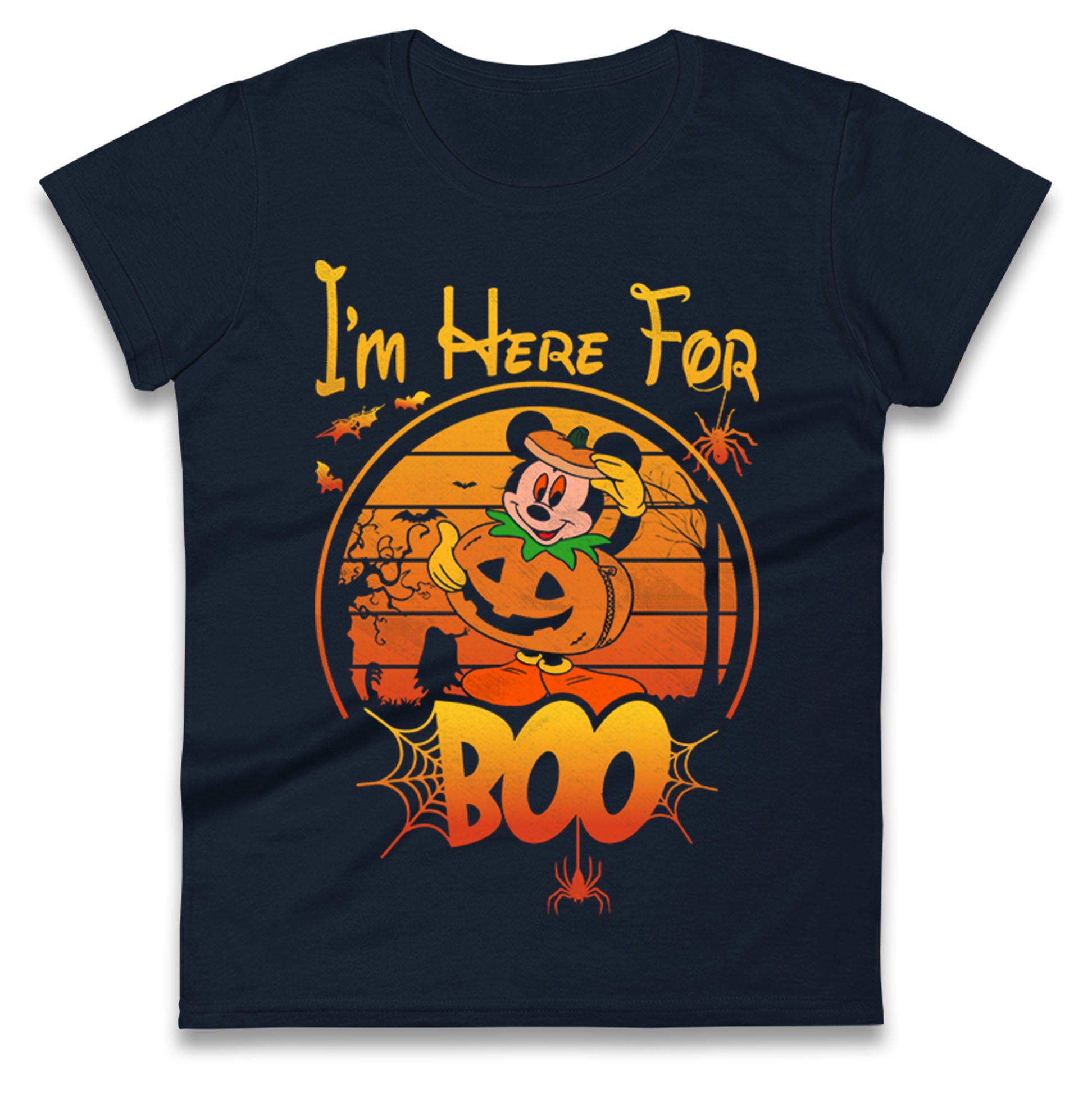 Mickey Mouse Im Here For Boo Halloween t shirt
