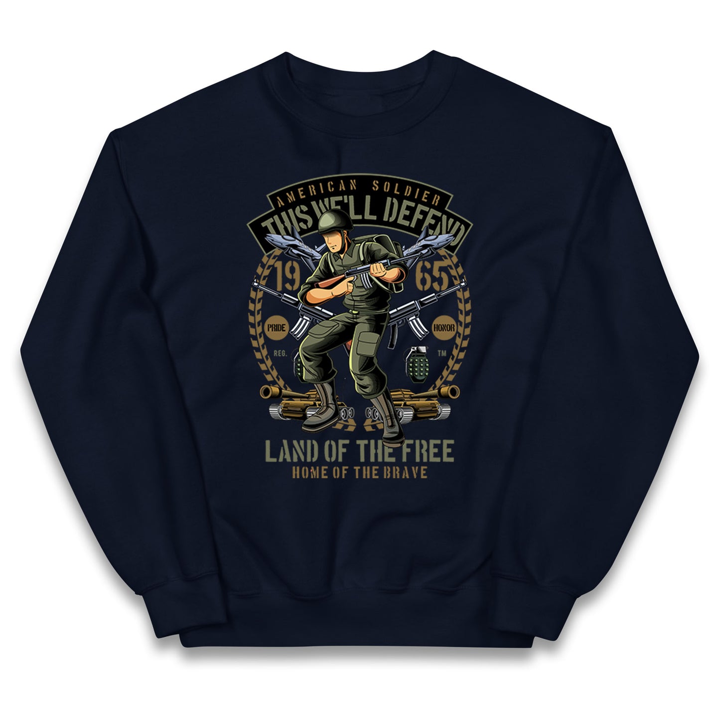 American Soldier Kids Jumper