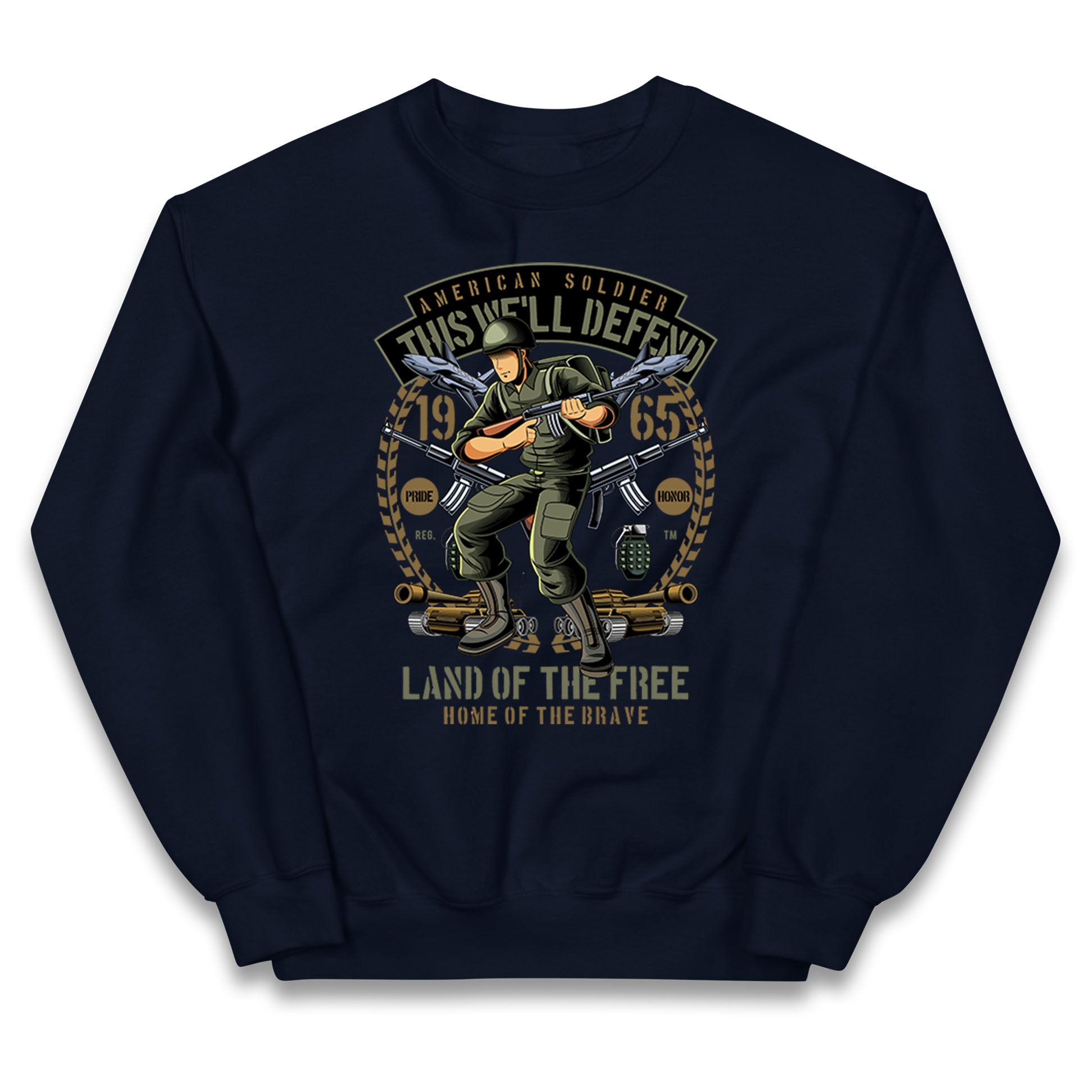American Soldier Kids Jumper