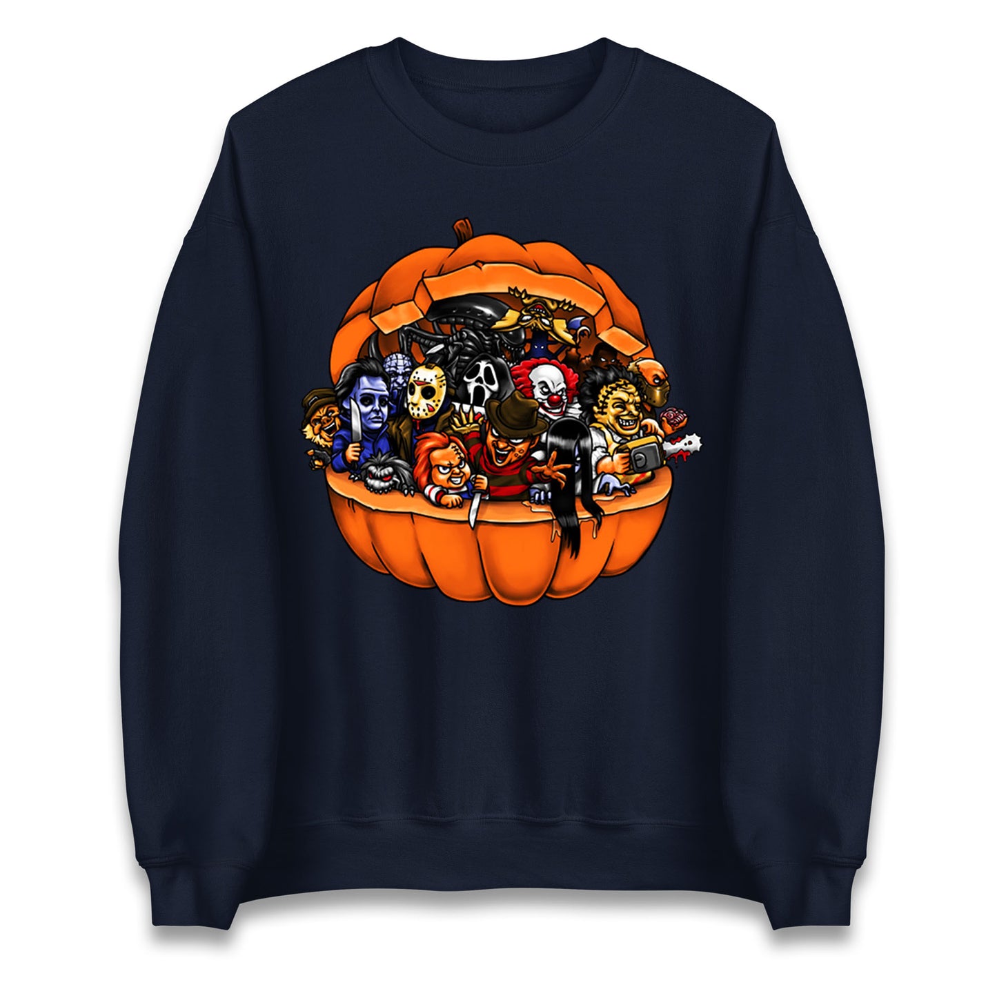 Super Villains Horror Friends Halloween Sweatshirt