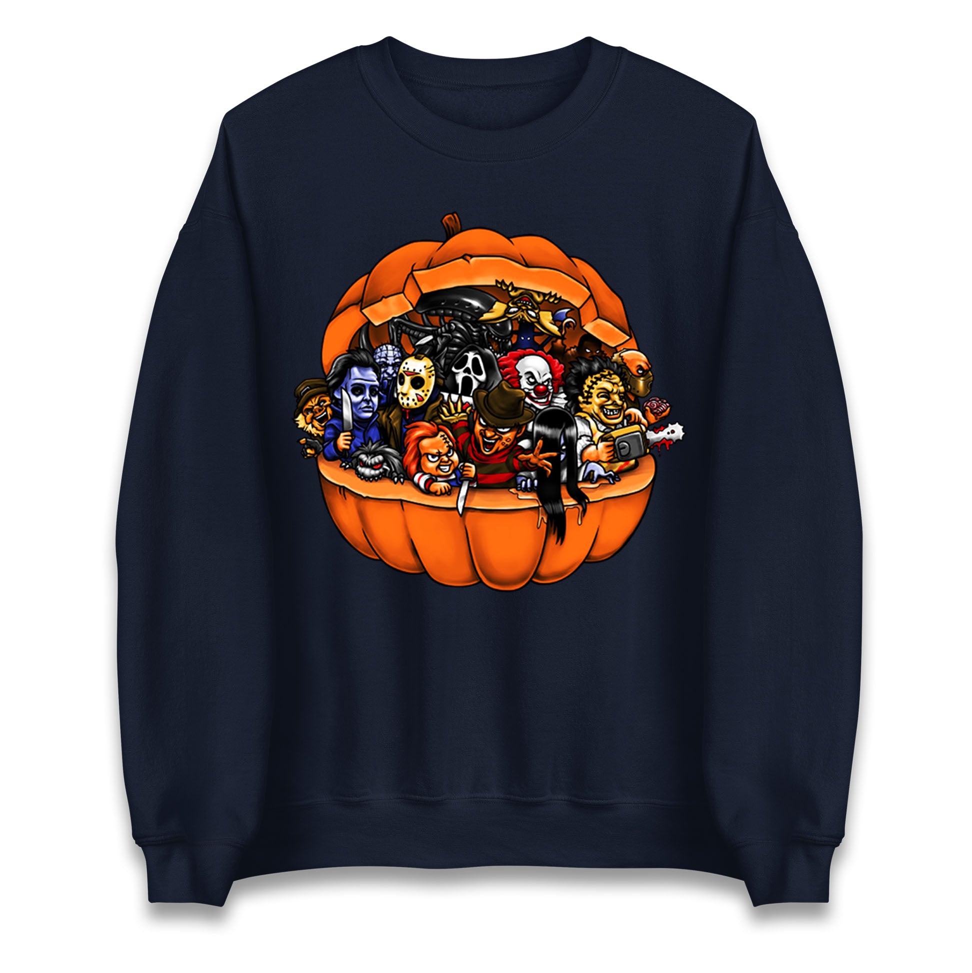 Super Villains Horror Friends Halloween Sweatshirt