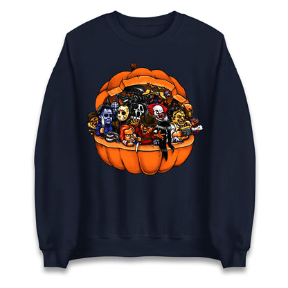 Super Villains Horror Friends Halloween Sweatshirt