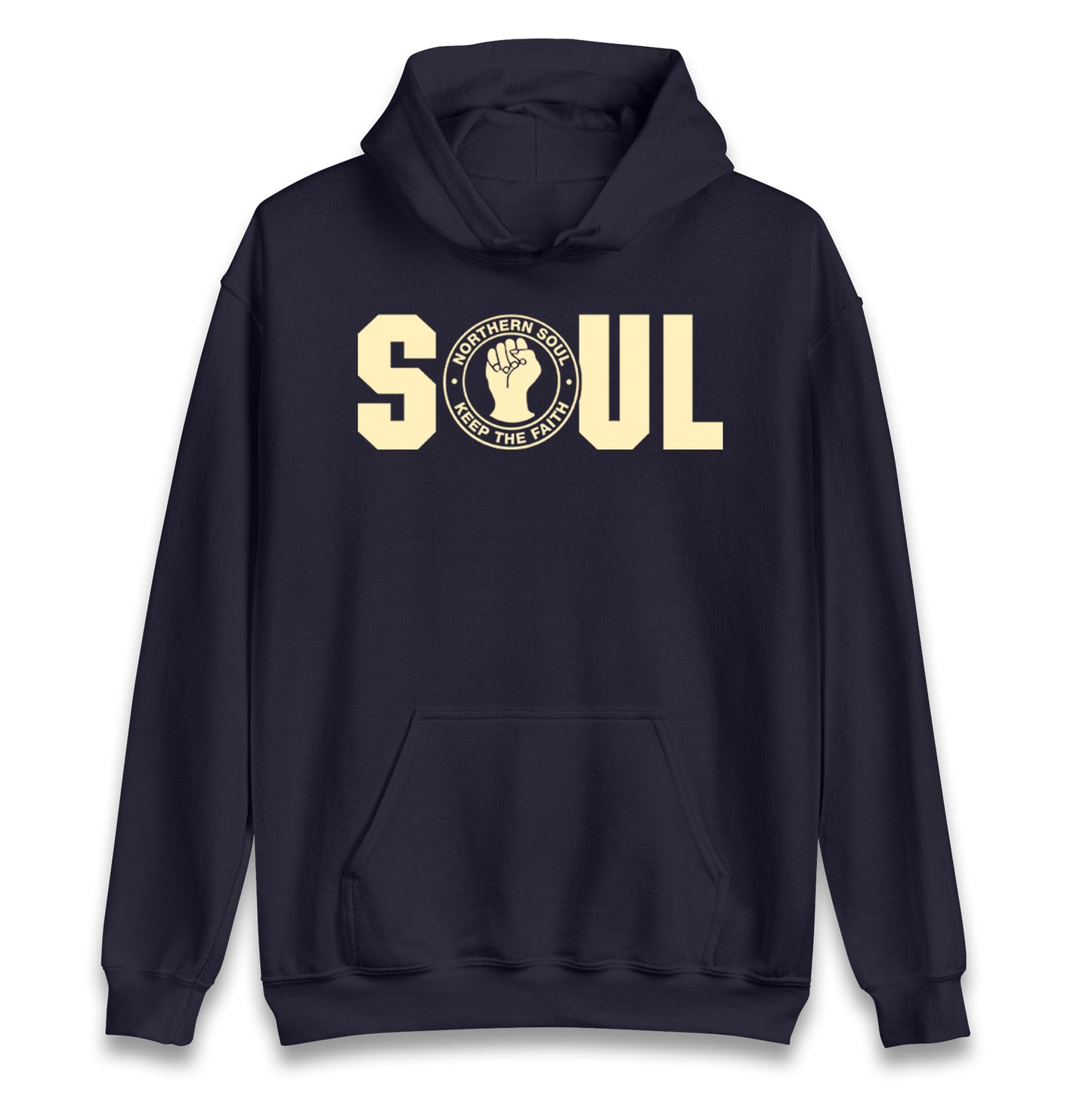 Northern Soul Keep The Faith Logo Hoodie