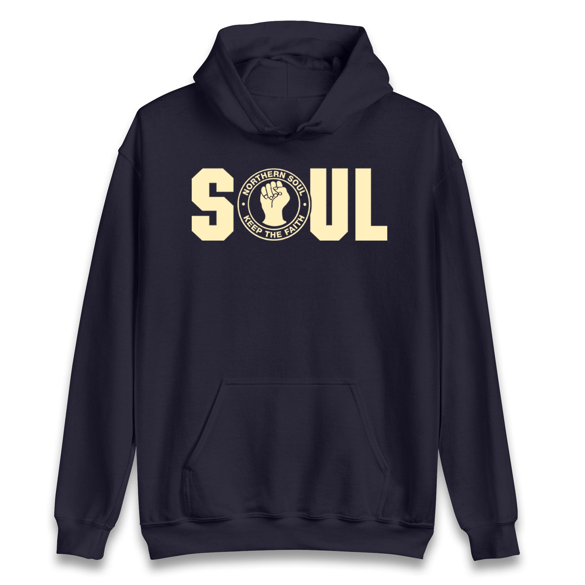 Northern Soul Keep The Faith Logo Hoodie