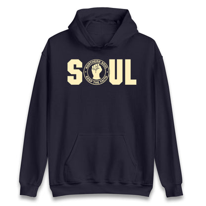 Northern Soul Keep The Faith Logo Hoodie