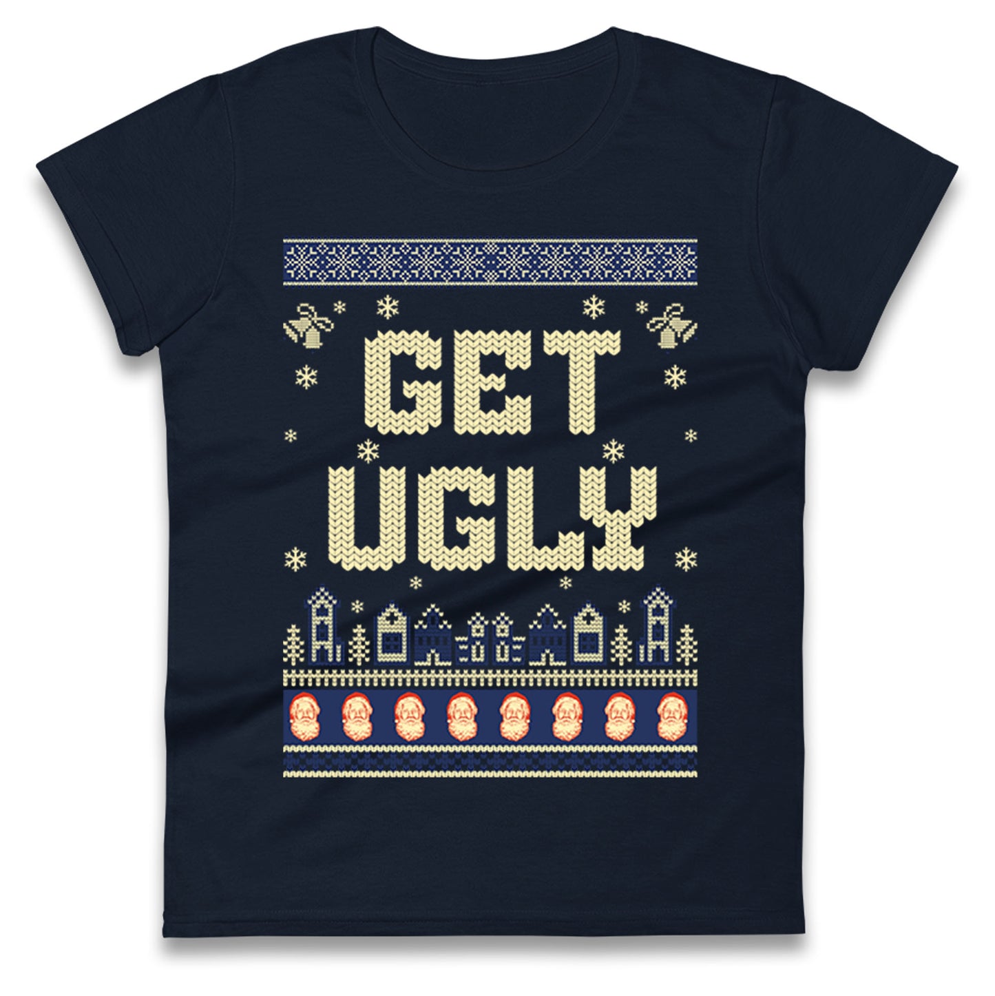Ugly christmas Ladies T Shirt
