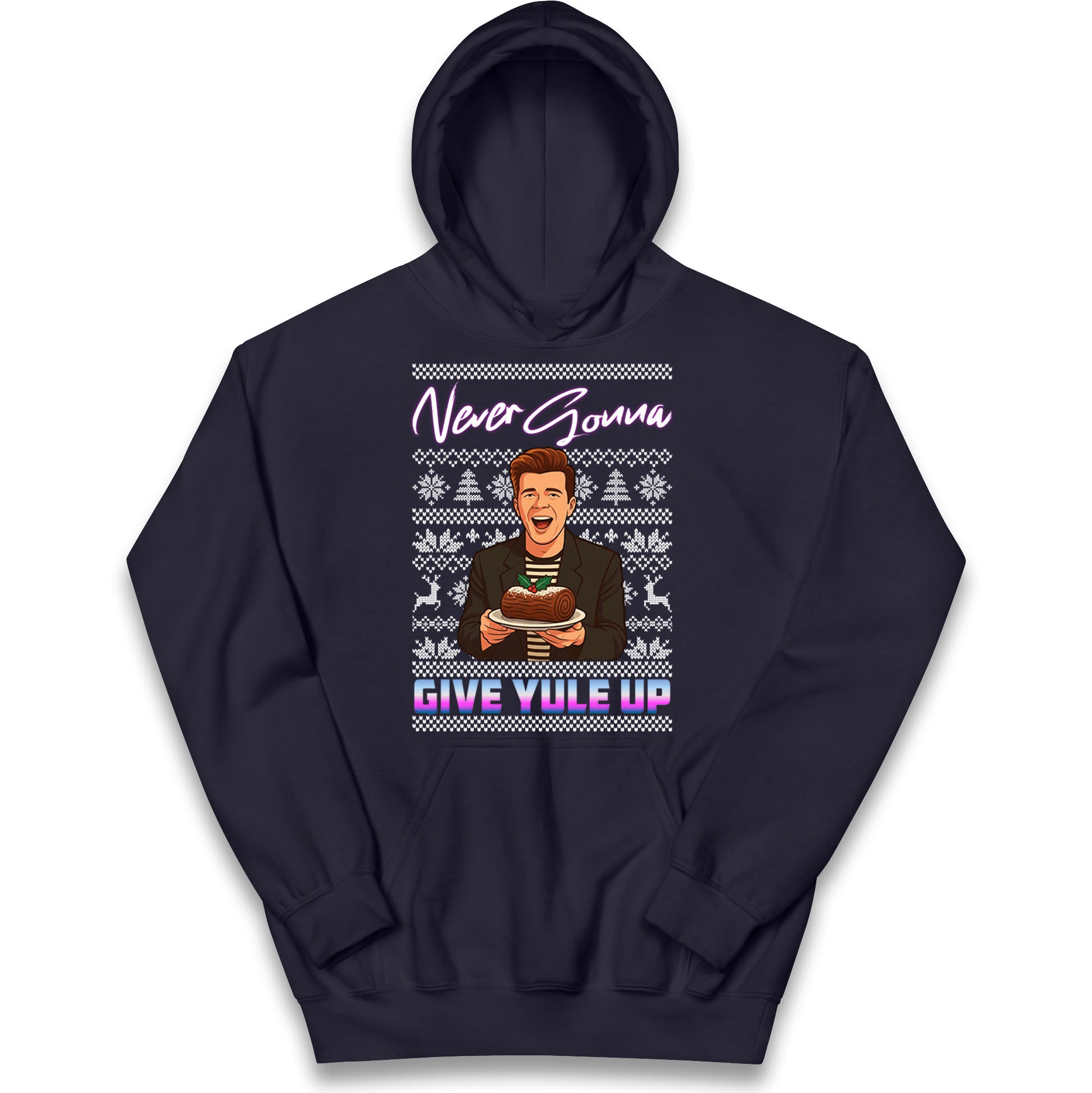 Rick Astley Christmas Kids Hoodie