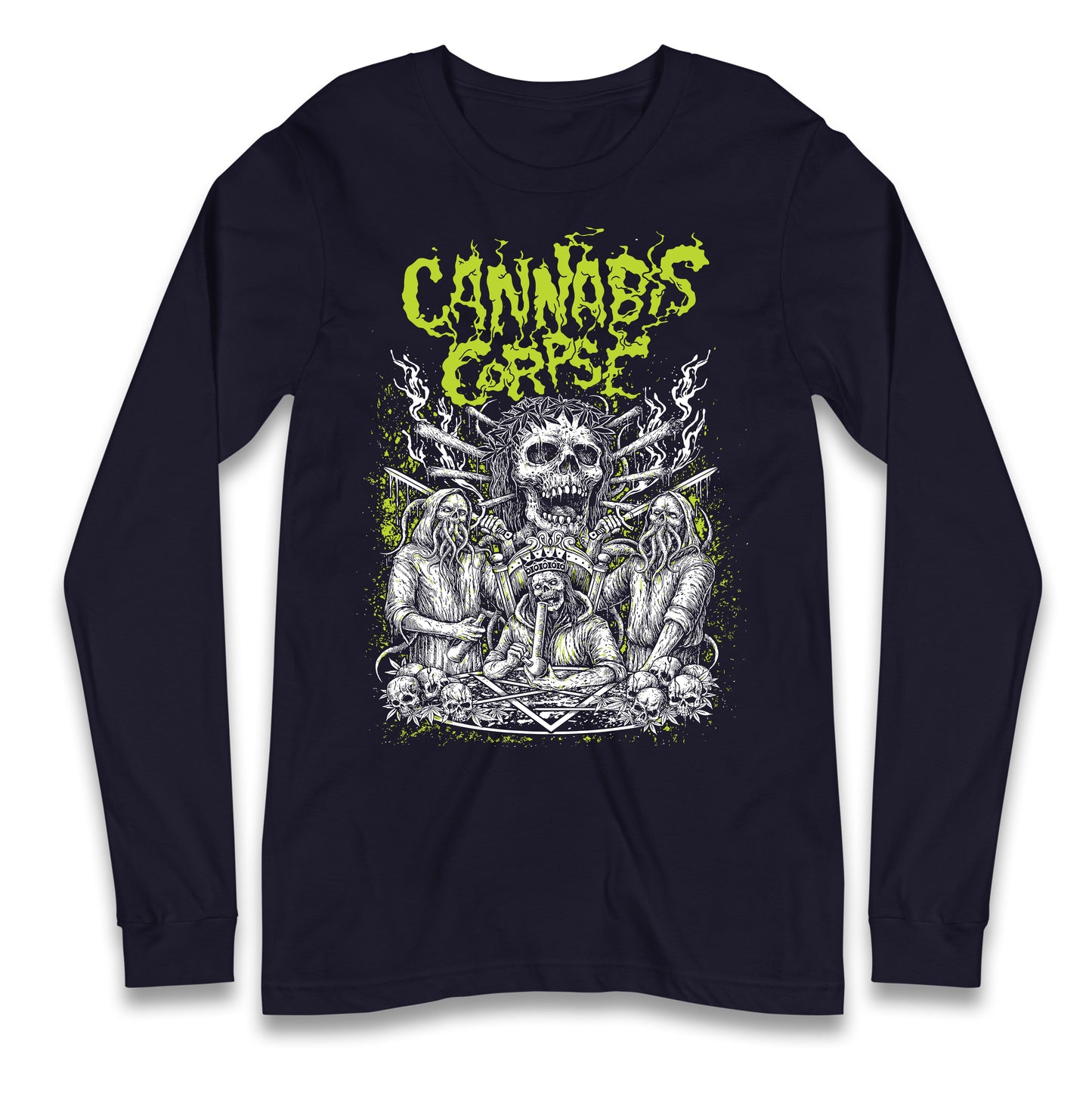 Cannabis Corpse Band Longsleeve T Shirt
