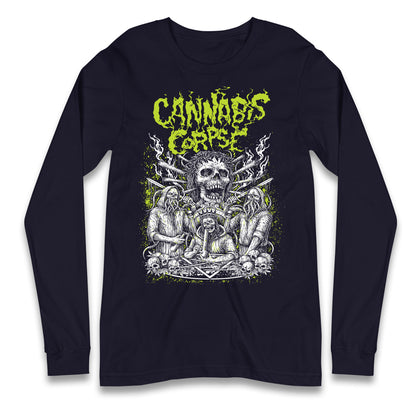 Cannabis Corpse Band Longsleeve T Shirt