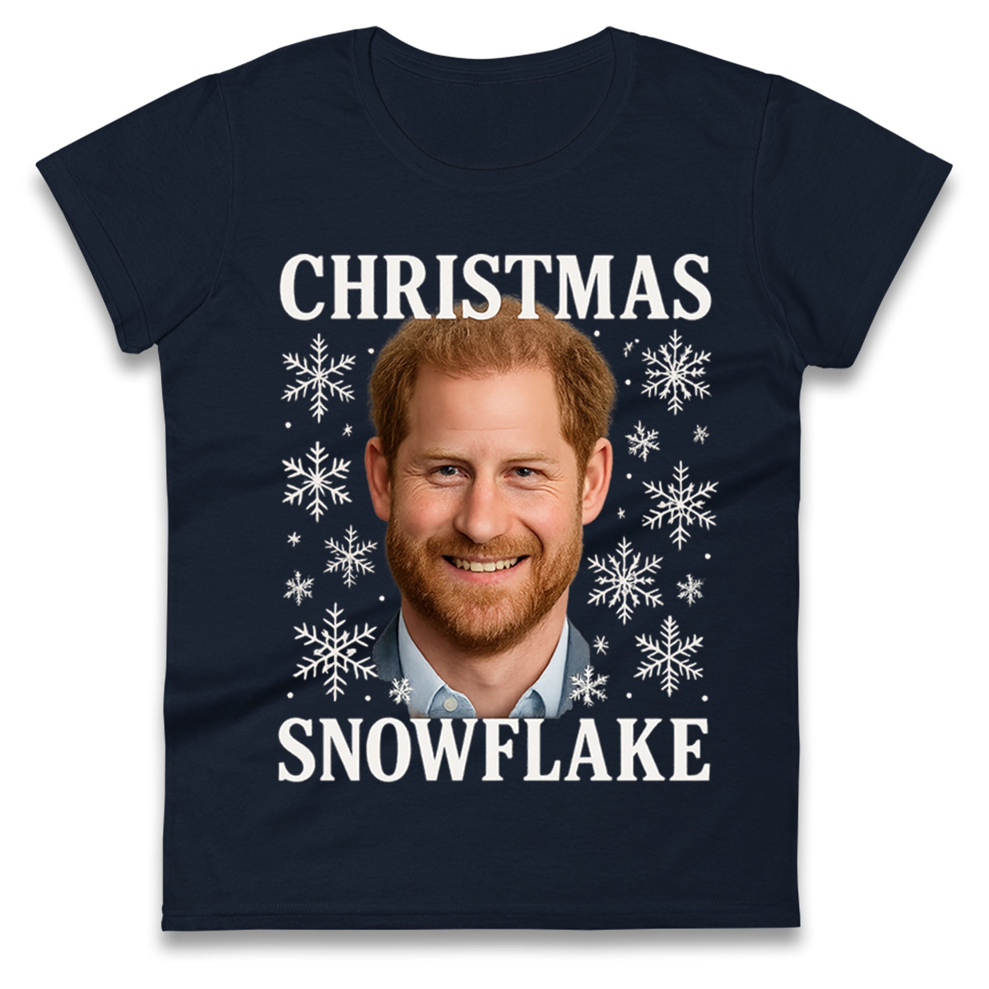 Prince Harry Xmas Ladies T Shirt