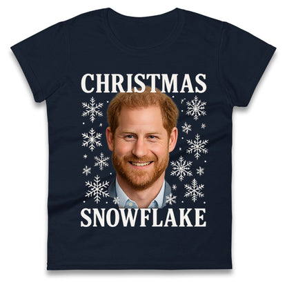 Prince Harry Xmas Ladies T Shirt