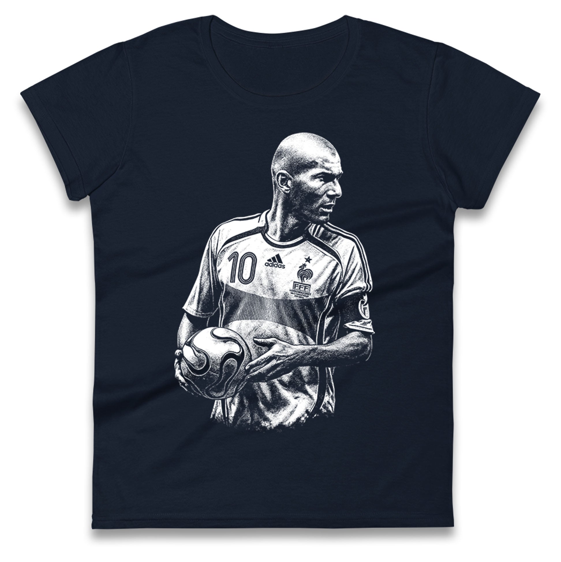Zidane France Ladies T Shirt