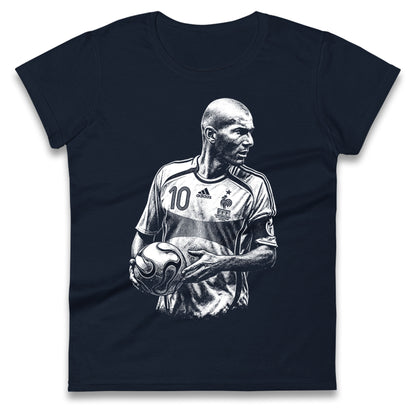 Zidane France Ladies T Shirt