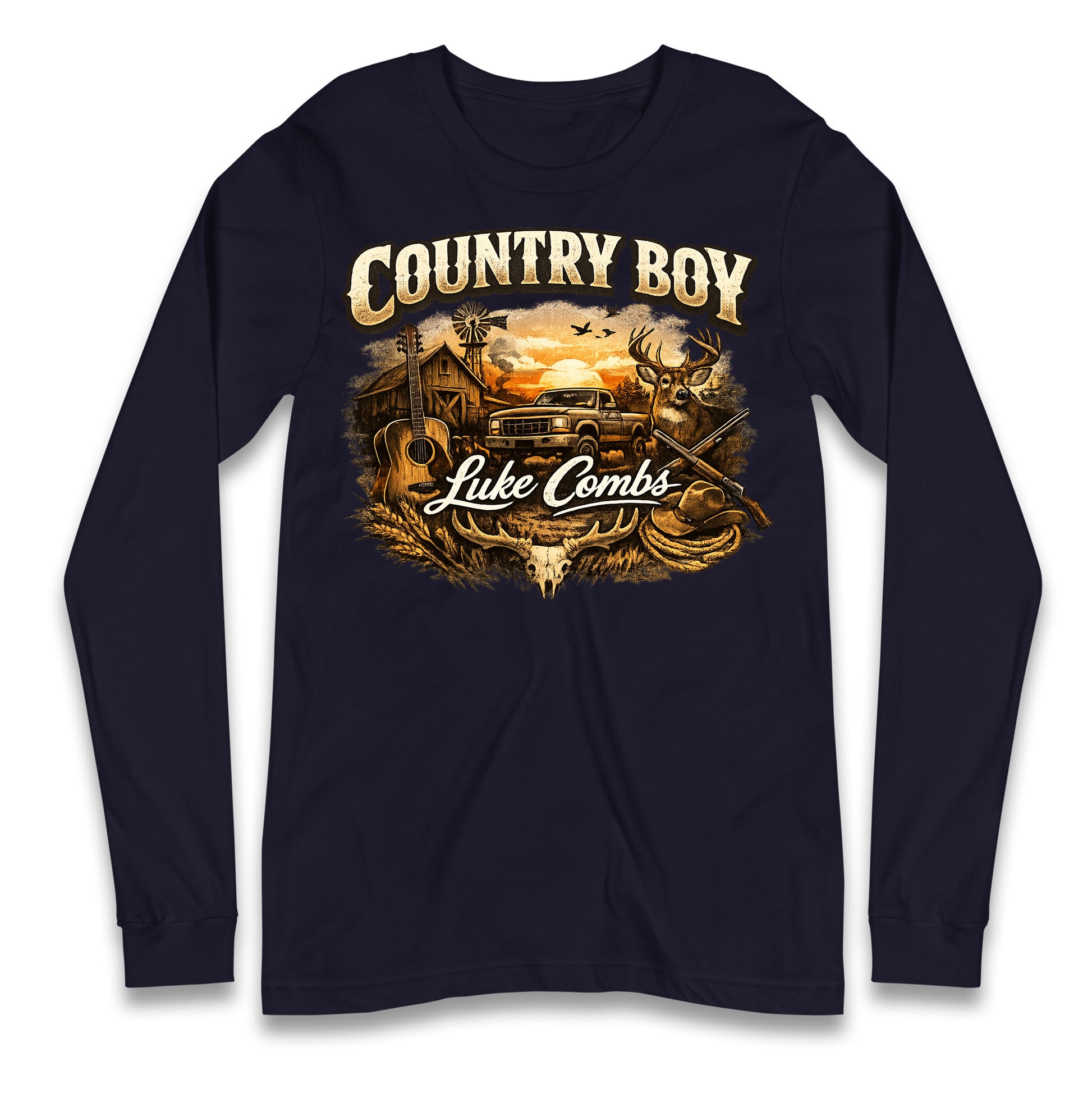 Luke Combs Country Music Longsleeve T Shirt
