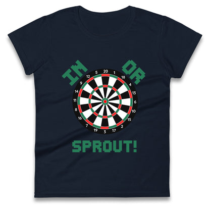 dartboard christmas womens t shirt