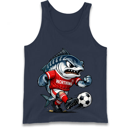 Retro Worthing Football Tank Top
