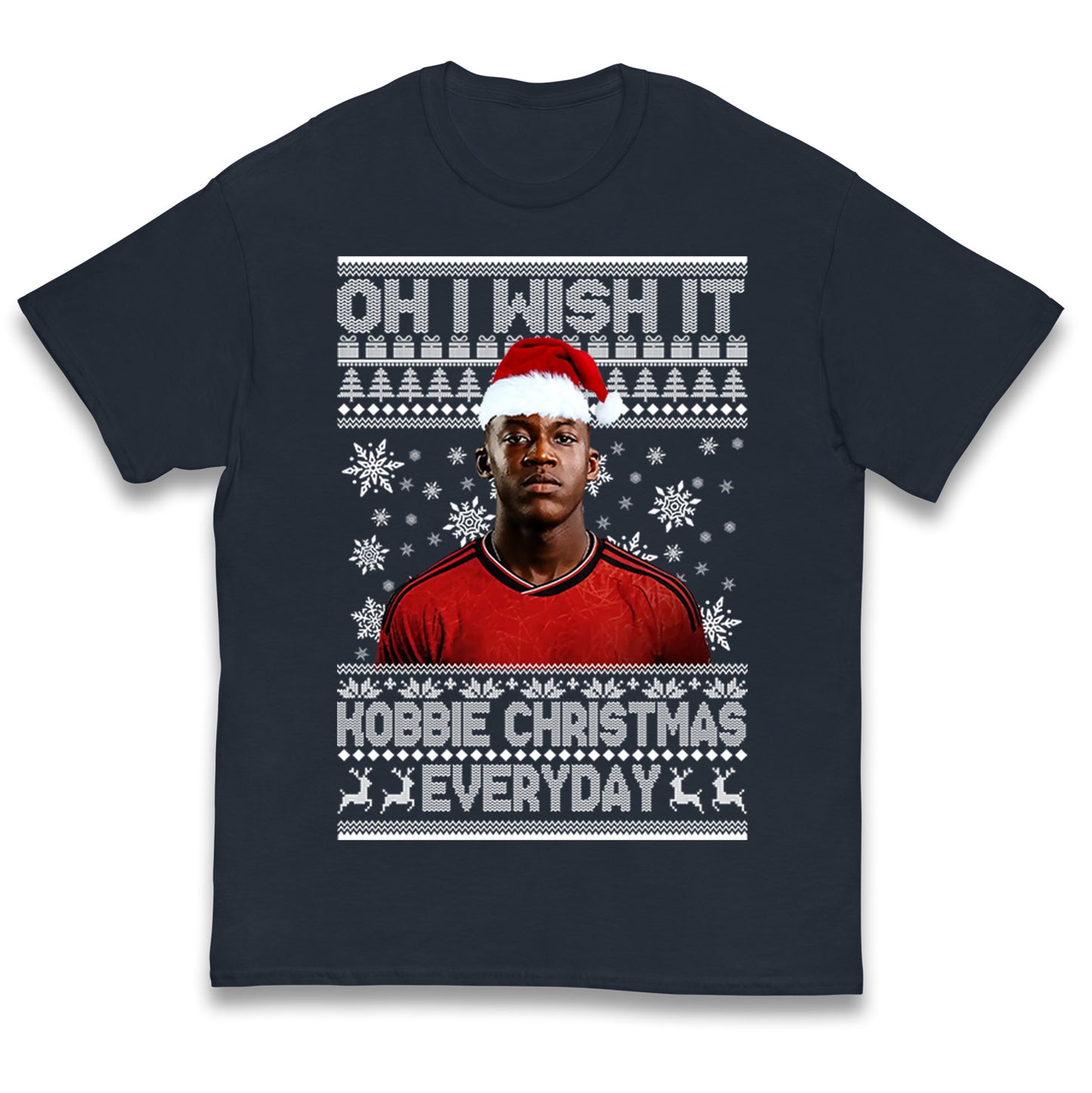 Kobbie Mainoo Christmas Kids T Shirt