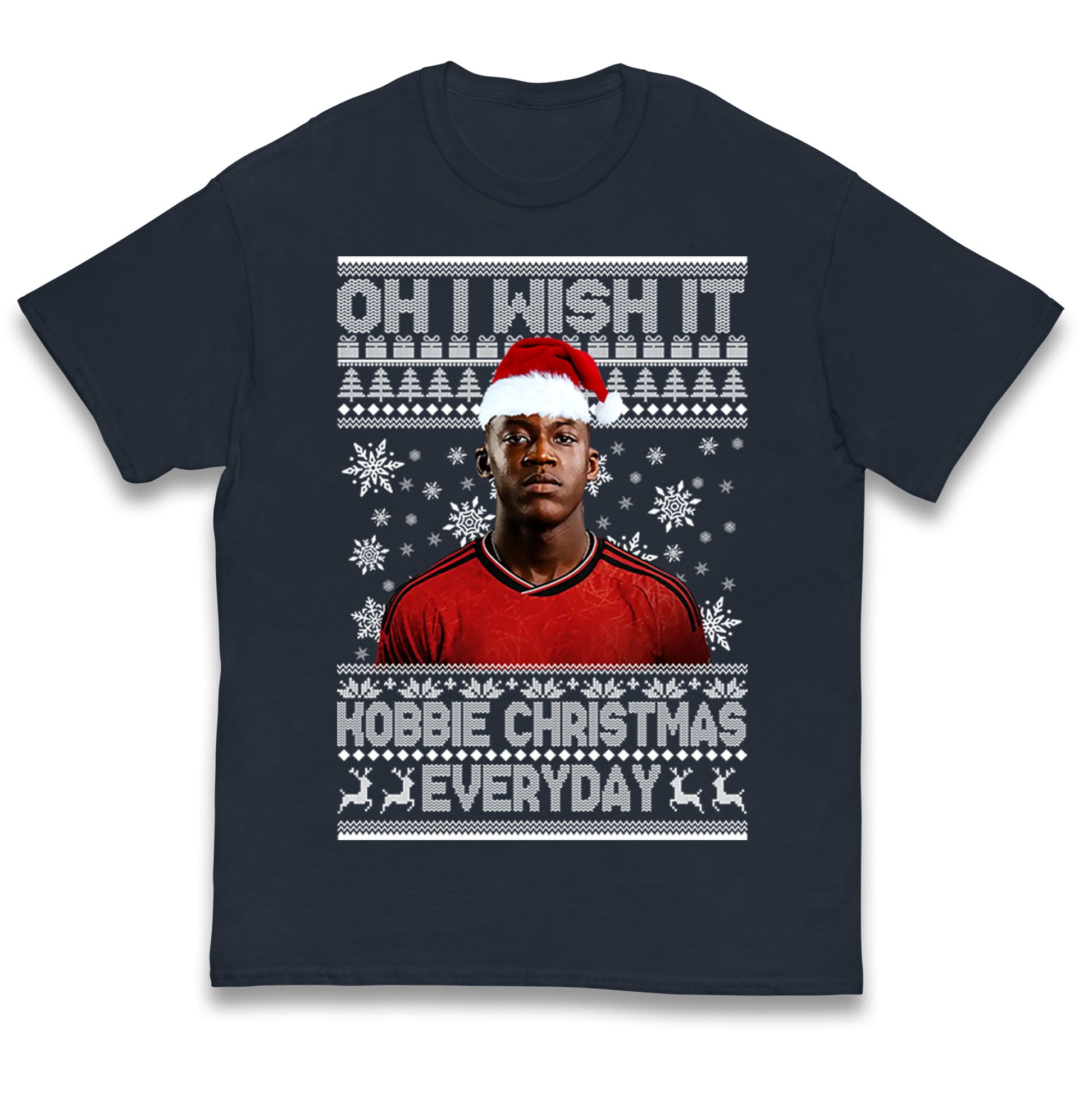 Kobbie Mainoo Christmas Kids T Shirt