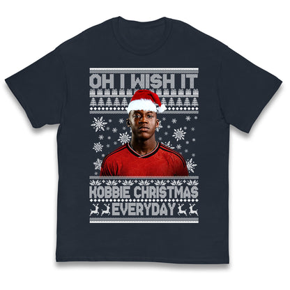 Kobbie Mainoo Christmas Kids T Shirt