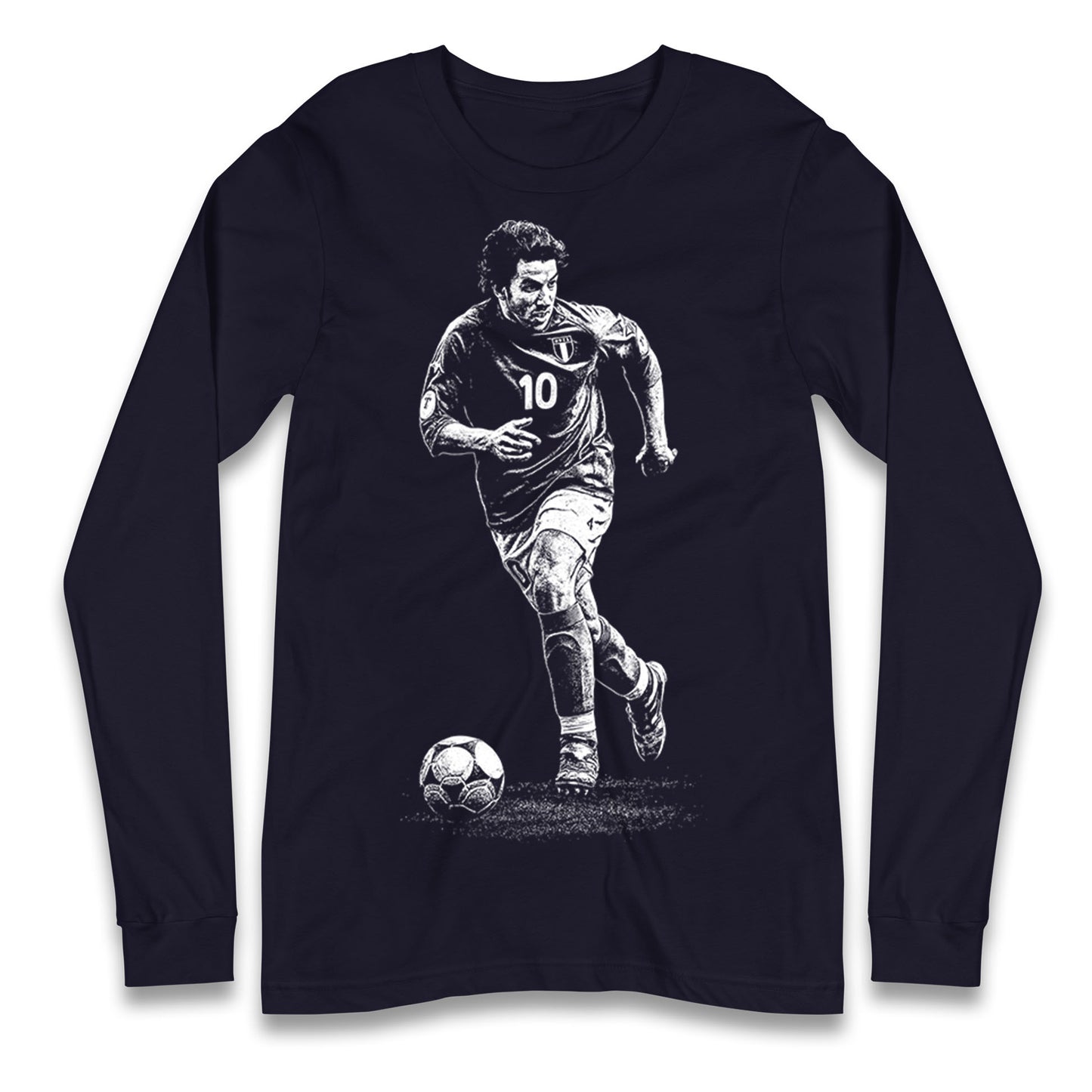 Del Piero 10 Italy Longsleeve T Shirt