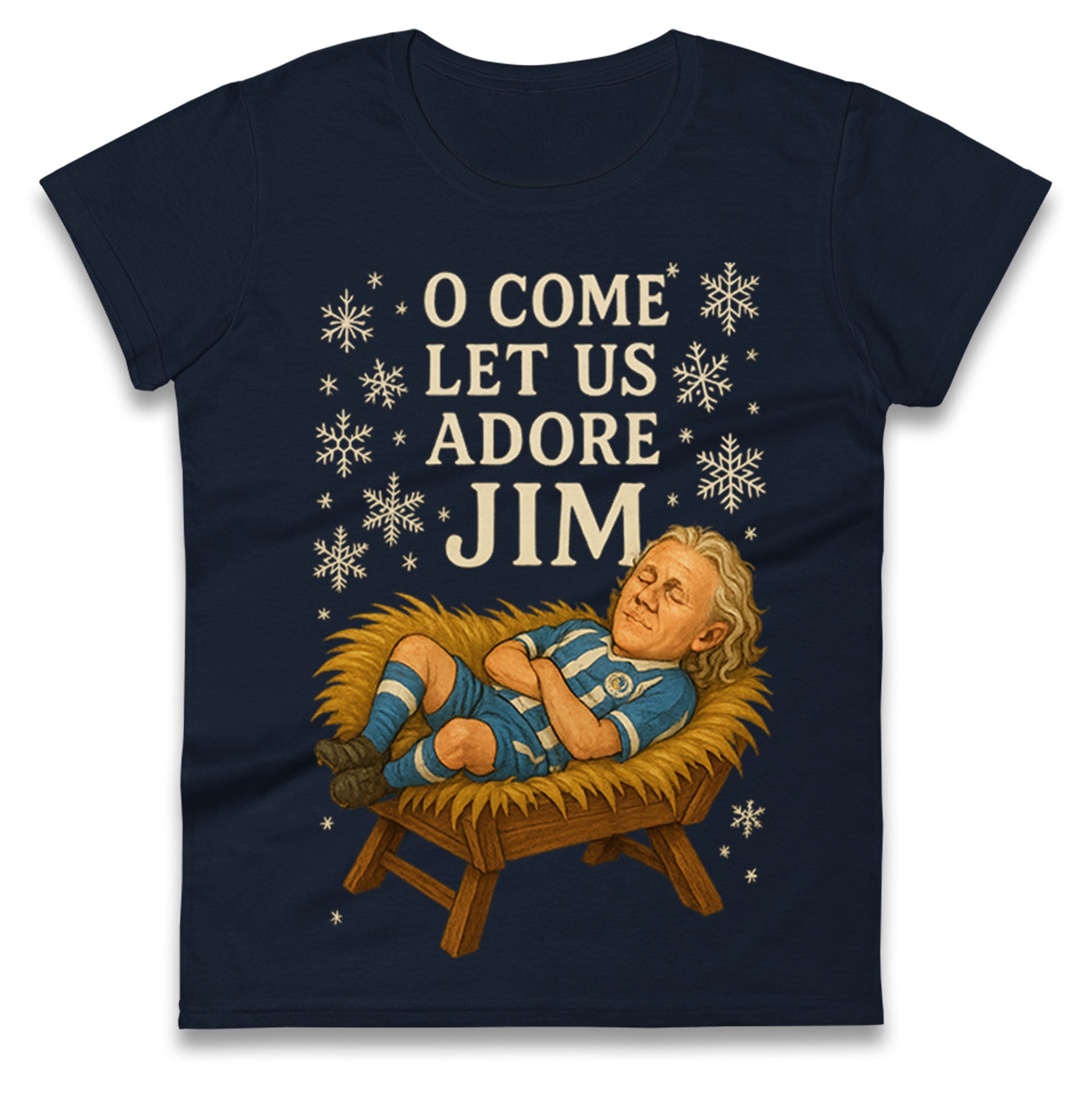 Wigan Athletic Christmas Ladies T Shirt