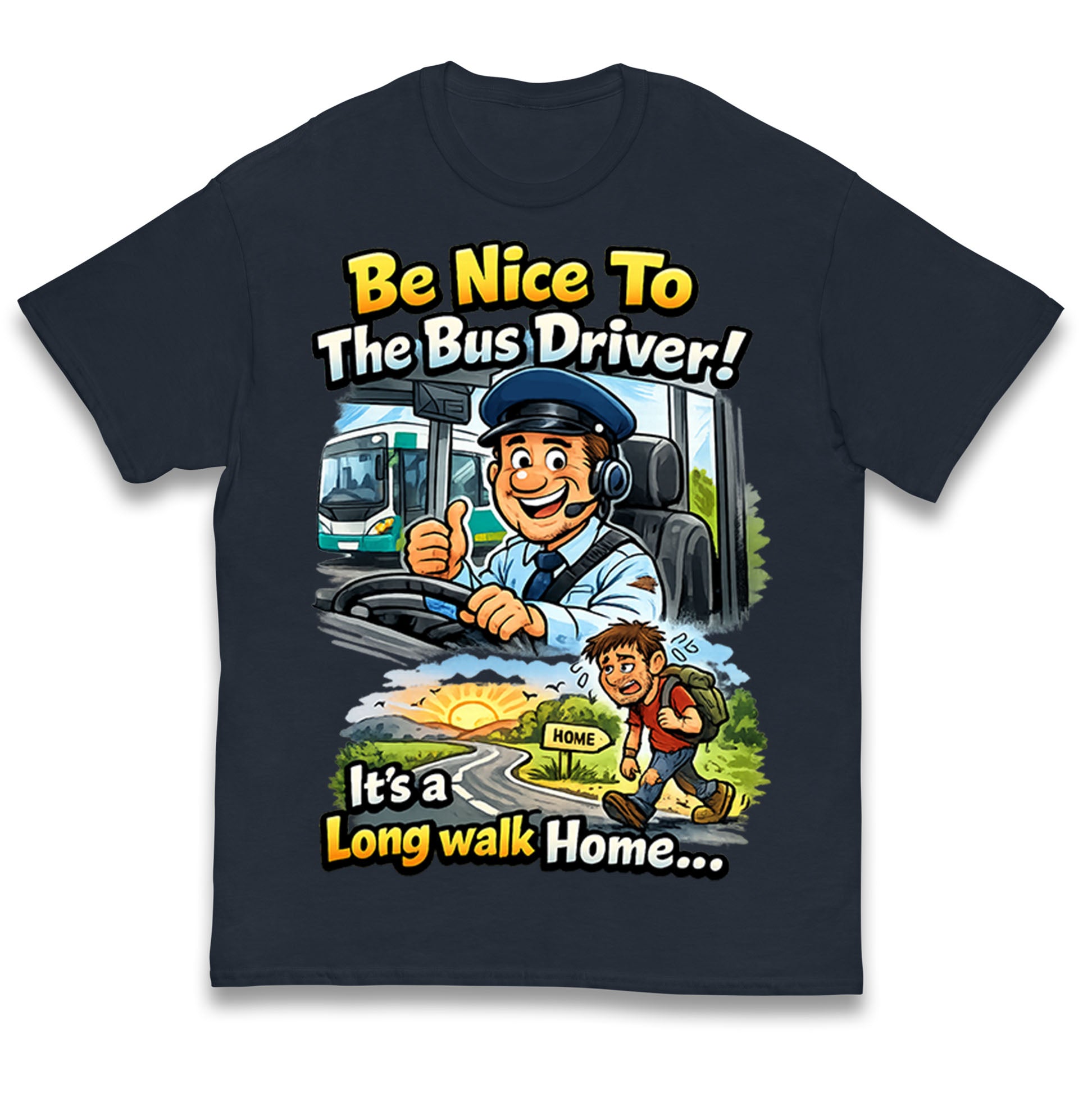 Bus Driver Kids T Shirt
