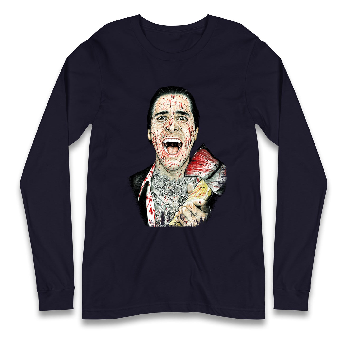 American Psycho Halloween Long Sleeve T Shirt